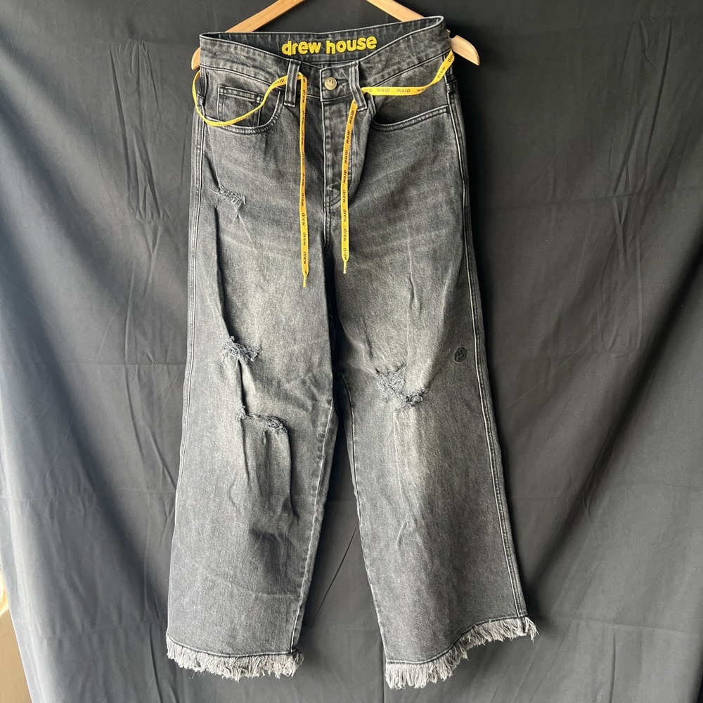 Drew House ultra wide leg jean Black Size 28 …b40